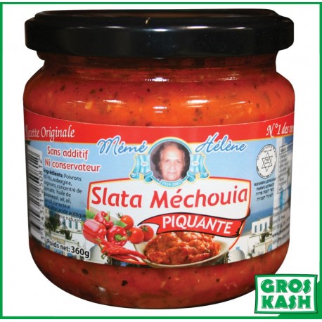 Slata Mechouia Piquante "Mémé Hélène" 360mL Casher KLP-Sauces & Condiments cacher-GrosKash-