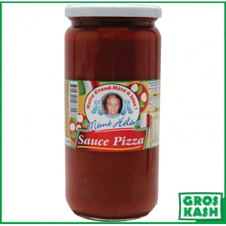 Sauce Pizza Tomate Extra "Mémé Hélène" 720mL Casher KLP-Conserve de Tomate cacher-GrosKash-