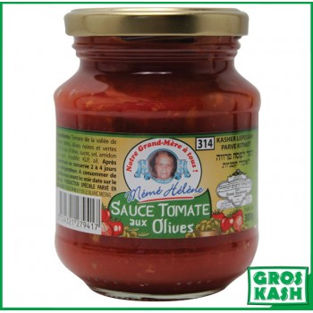 Sauce Tomates aux Olives 314ml kasher le pessah BADATZ IHOUD