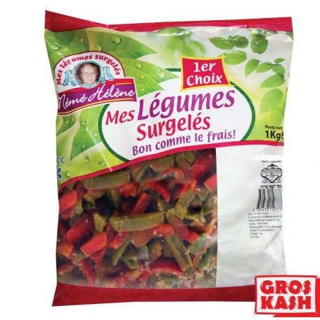 Poivron Rouge et Vert "Mémé Hélène" 800g Casher Ihoud KLP-Légume surgelé cacher-GrosKash-