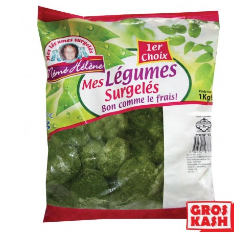 Épinards Hachés "Mémé Hélène" 800g Casher Ihoud KLP-Légume surgelé cacher-GrosKash-