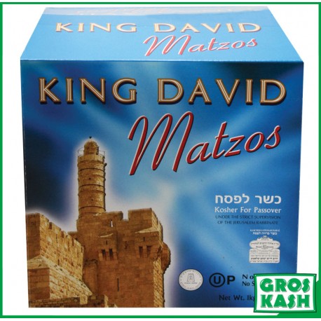 King David Matzots 1Kg Casher lepessah Ihoud-Matzot -GrosKash-