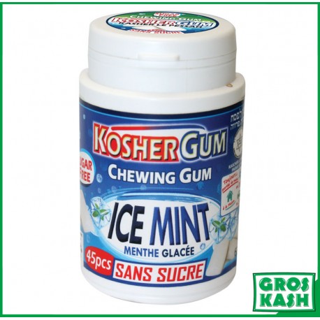 Chewing Gum Sans Sucre Ice Mint kosher lepessah RABBIN HOD