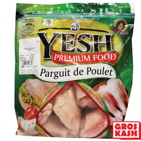Parguit de Poulet "Yesh" entre 700g et 900g IQF Casher Ihoud KLP-Volaille surgelée cacher -GrosKash-
