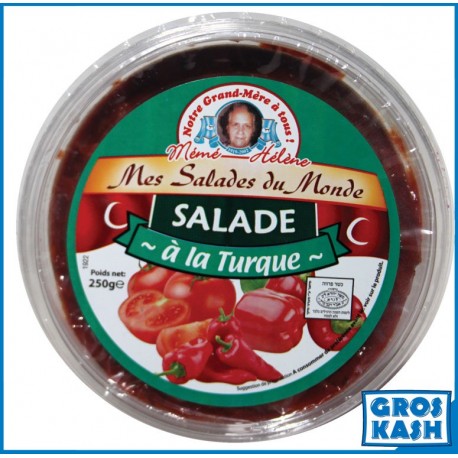 Salade à la Turque "Mémé Hélène" 250g Casher Rav Landau-Salade traiteur cacher-GrosKash-