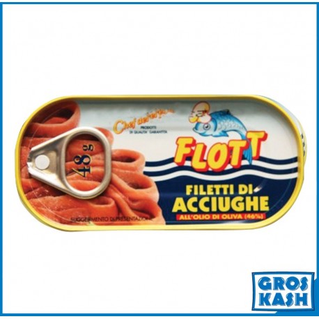 Anchois Casher "Flott" Boite Aluminium 48 G Ihoud KLP-Poisson frais cacher-GrosKash-