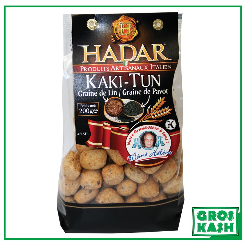Kaki Tun Graine de Pavot Casher "Hadar" 200g Ihoud-Apéritif & Snack cacher-GrosKash-