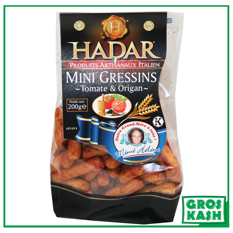 Mini Gressin Tomate Origan Casher "Hadar" 200g Ihoud-Apéritif & Snack cacher-GrosKash-