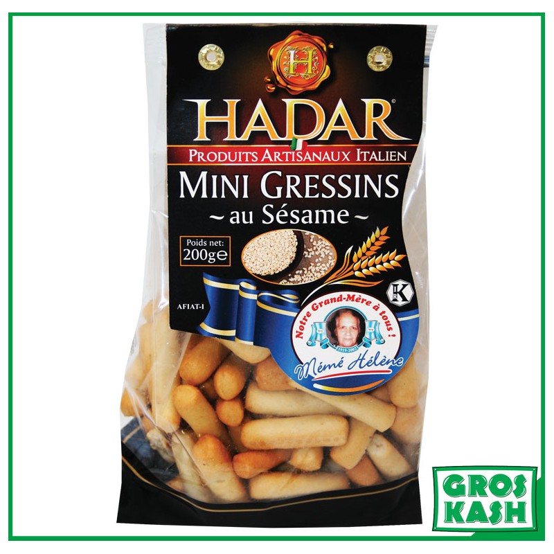 Mini Gressin Au Sésame Casher "Hadar" 200g Ihoud-Apéritif & Snack cacher-GrosKash-