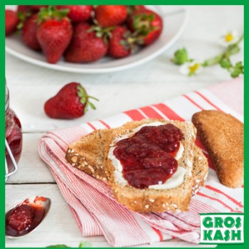 Confiture extra 35% Fraises 360gr kasher lepessah