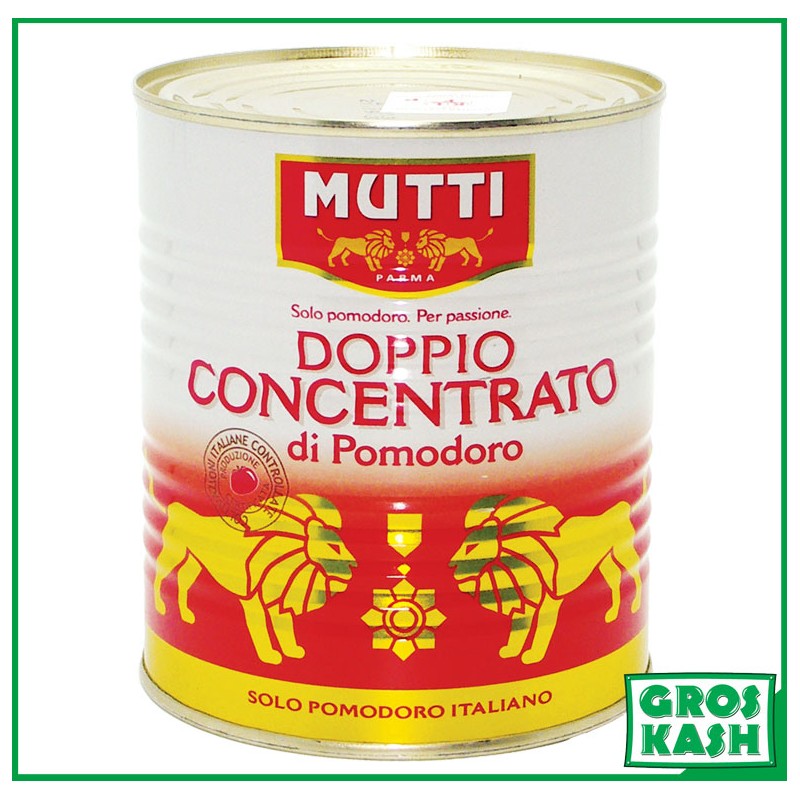 Concentré de Tomate "Mutti" 880g Casher Ihoud KLP-Conserve de Tomate cacher-GrosKash-
