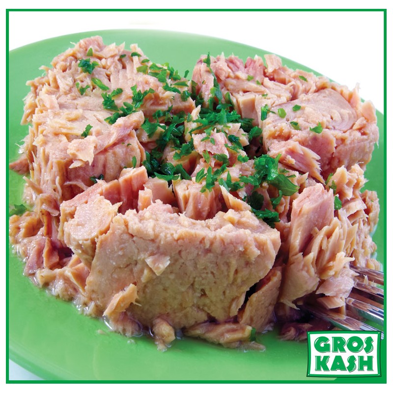 Thon à l'huile Casher "Kol-Tov" 800g Ihoud KLP-Conserve de poisson cacher-GrosKash-