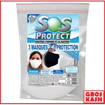 3 MASQUES AVEC 3 COUCHES DE...