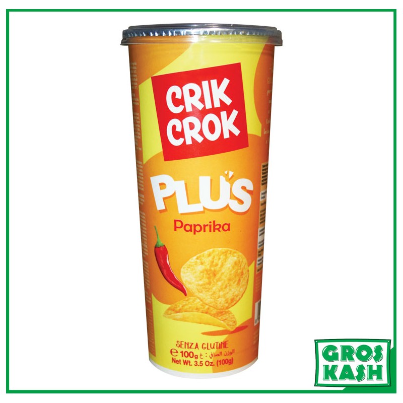Crik Crok plus Paprika tube 100gr kosher lepessah