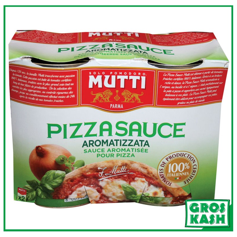Sauce Pizza Aromatisée lot de 2x 400ml kasher lepessah BADATZ BETH YOSSEF