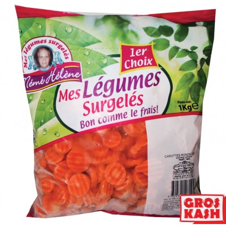 Carottes en Rondelles "Mémé Hélène" 800g Surgelés Casher Ihoud KLP-Légume surgelé cacher-GrosKash-