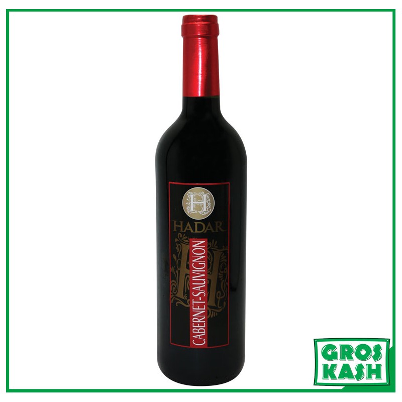 Cabernet Sauvignon Rouge Casher "HADAR" 750ml Ihoud KLP-Vin & Jus de raisin cacher -GrosKash-