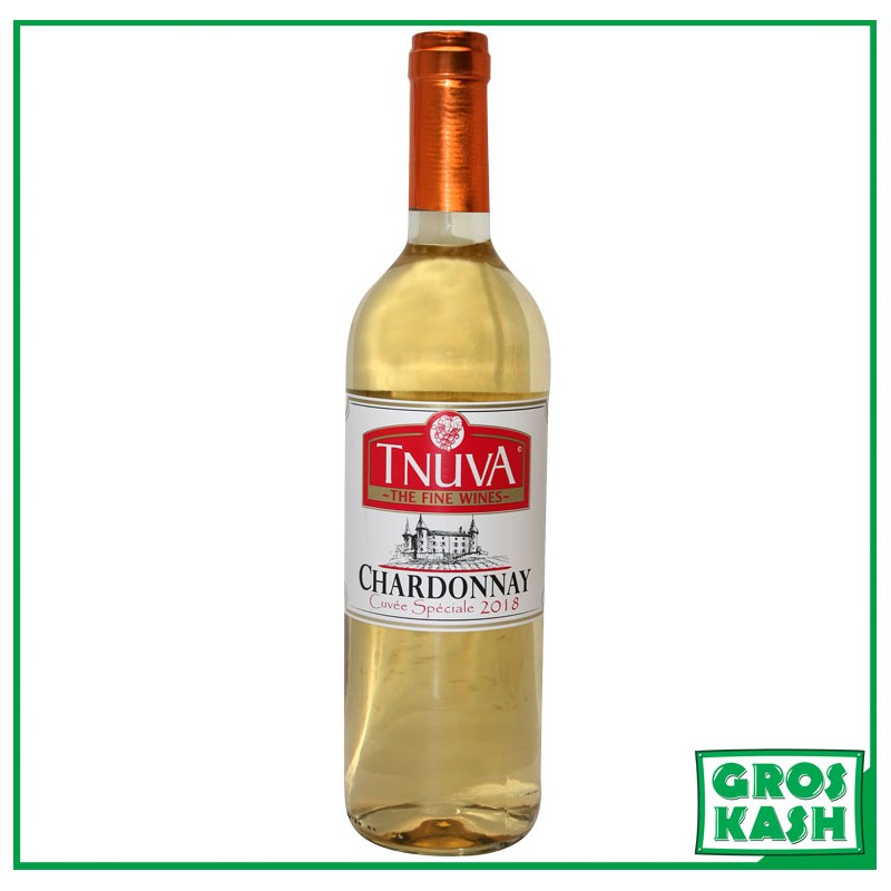 Chardonnay Tnuva Casher 750mL Ihoud KLP-Vin & Jus de raisin cacher -GrosKash-