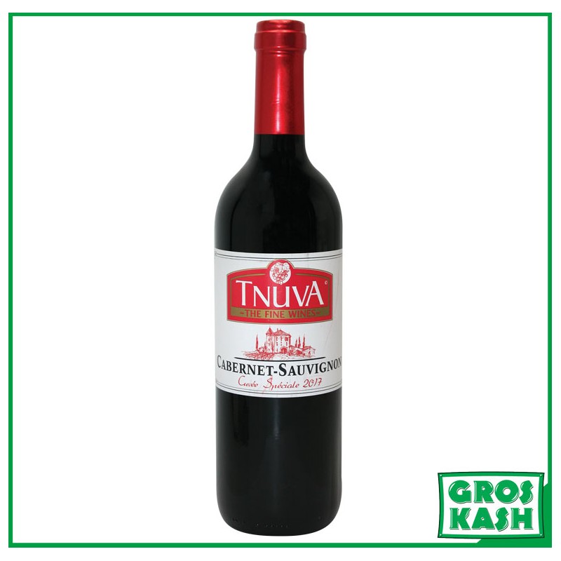 Cabernet Sauvignon Vin Rouge Casher "Tnuva" 750ml Ihoud KLP-Vin & Jus de raisin cacher -GrosKash-