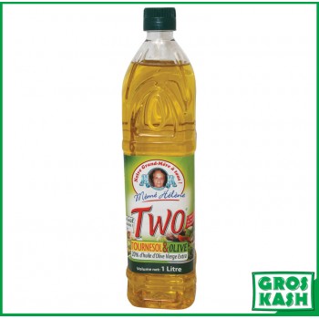 Huile de Tournesol +20% Olive 1L Mémé Hélène kasher lepessah