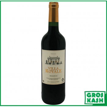 Villa Royale vin Rouge 750ml kosher lepessah HATAM SOFER +OK LOUB