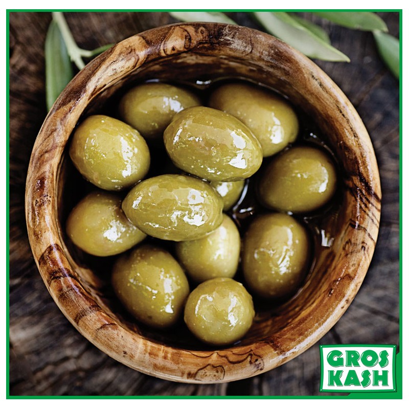 Olives Vertes au Citron 850ml Casher Ihoud KLP MÉMÉ HÉLÈNE-Sauces & Condiments cacher-GrosKash-