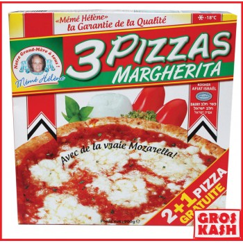Pizza margherita 2+1gratuit 900g