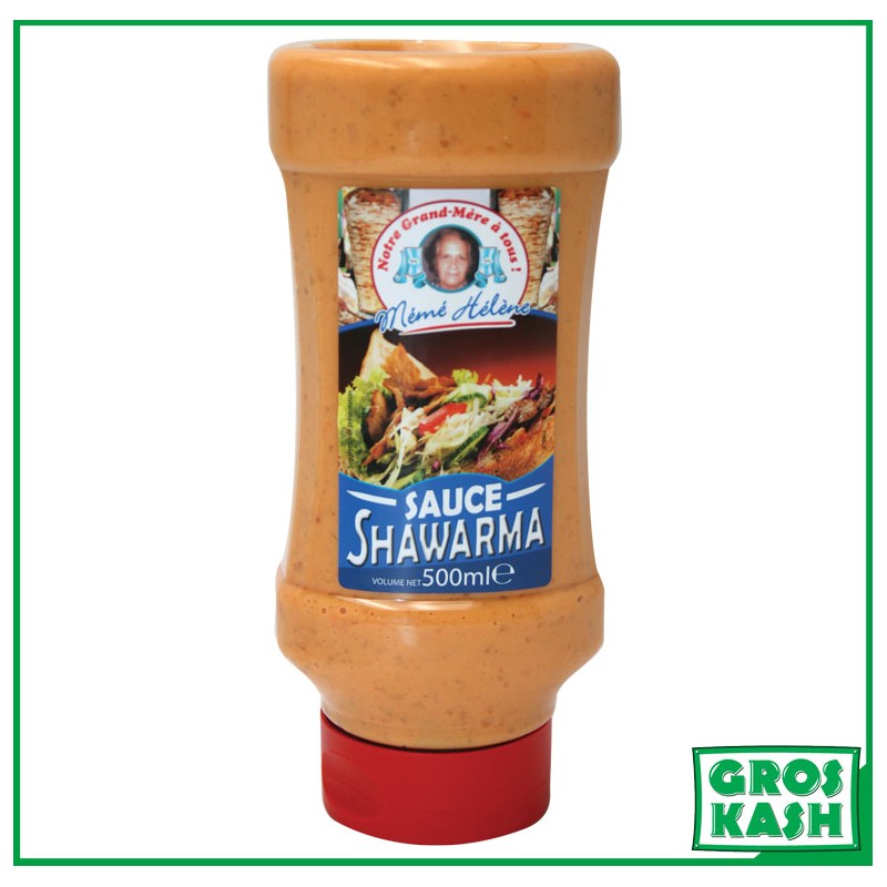 Sauce Shawarma 500ml flacon souple MÉMÉ HÉLÈNE Casher Ihoud KLP-Sauces & Condiments cacher-GrosKash-