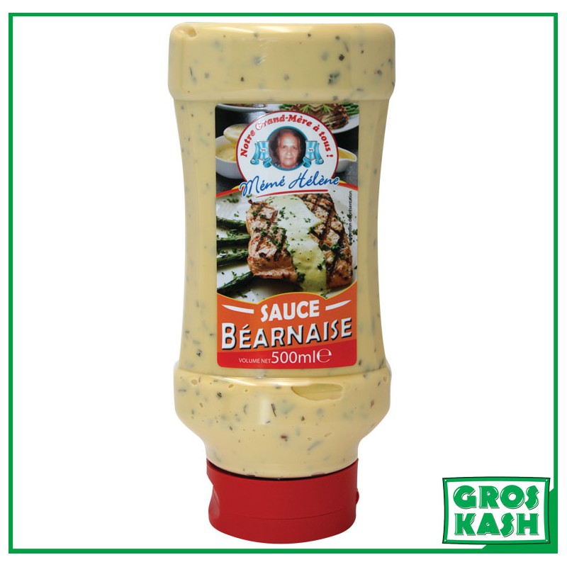 Sauce Béarnaise 500ml flacon souple MEME HELENE Casher Ihoud KLP-Sauces & Condiments cacher-GrosKash-