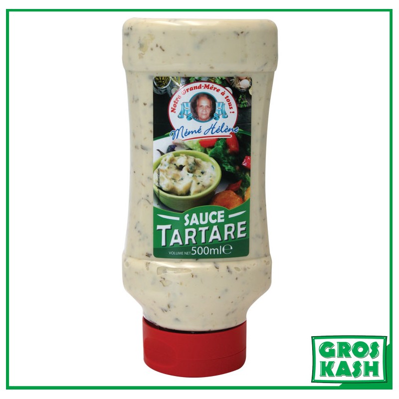 Sauce Tartare 500ml flacon souple MÉMÉ HÉLÈNE Casher Ihoud KLP-Sauces & Condiments cacher-GrosKash-
