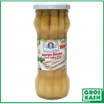 Asperges blanches extra 370 ml kasher lepessah Ihoud
