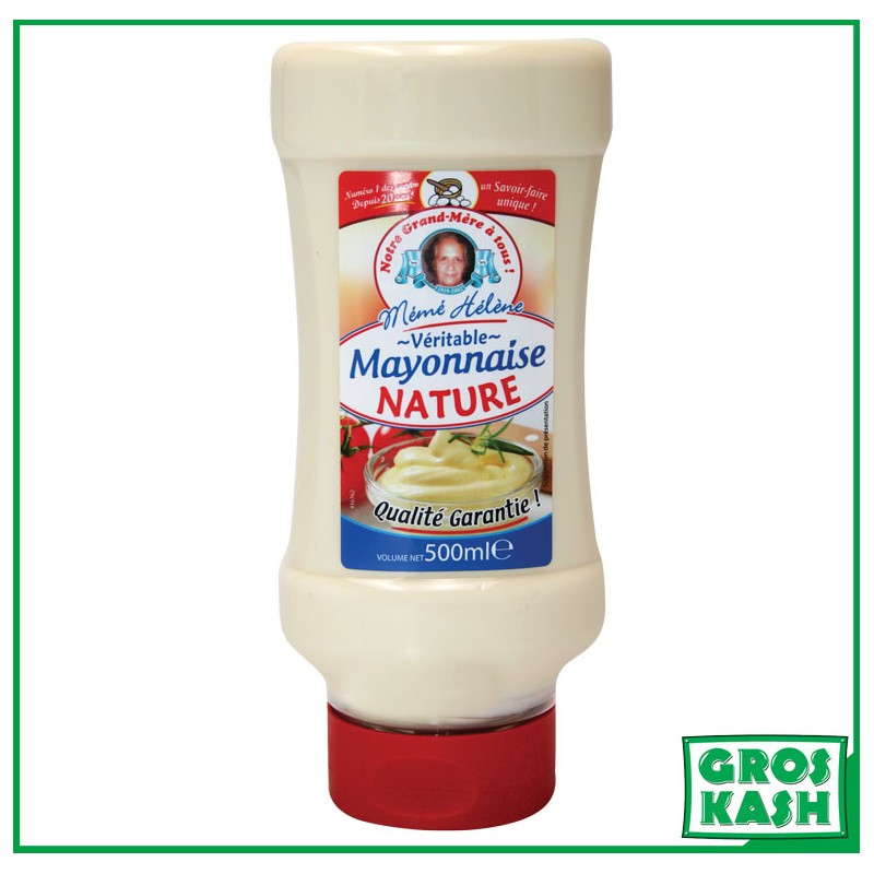 Mayonnaise Nature 500 ML flacon souple MEME HELENE Casher Ihoud KLP-Sauces & Condiments cacher-GrosKash-
