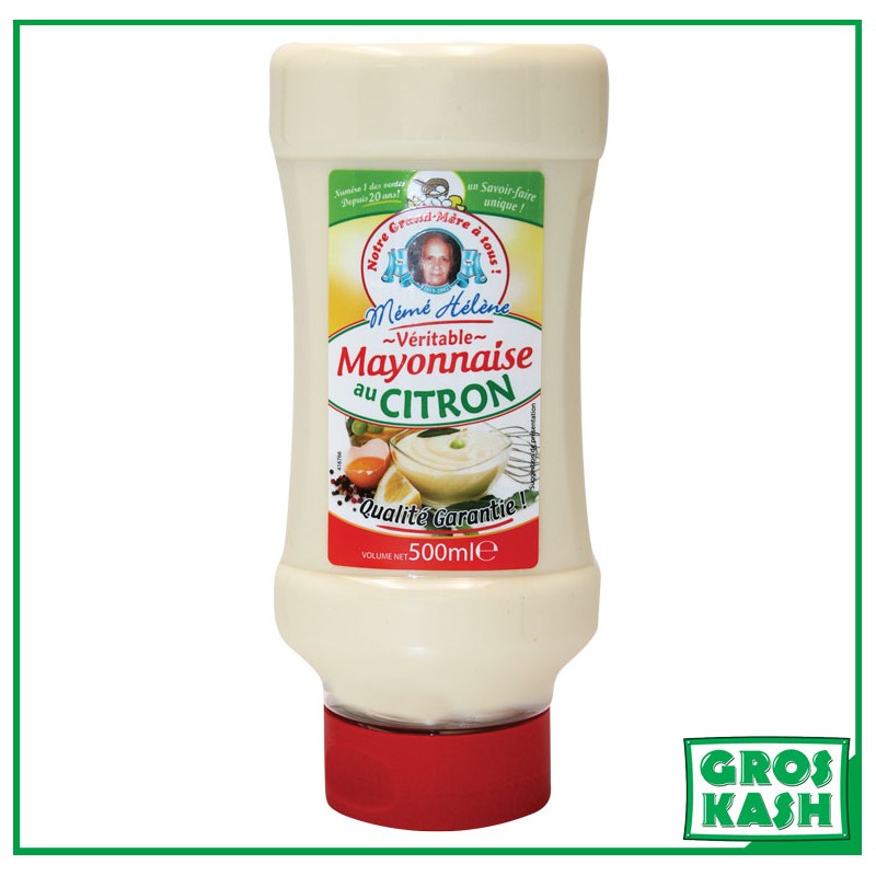 Mayonnaise Citron 500 ML flacon souple MEME HELENE Casher Ihoud KLP-Sauces & Condiments cacher-GrosKash-