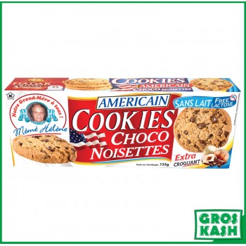 COOKIES AMÉRICAIN Choco-Noisette 135g