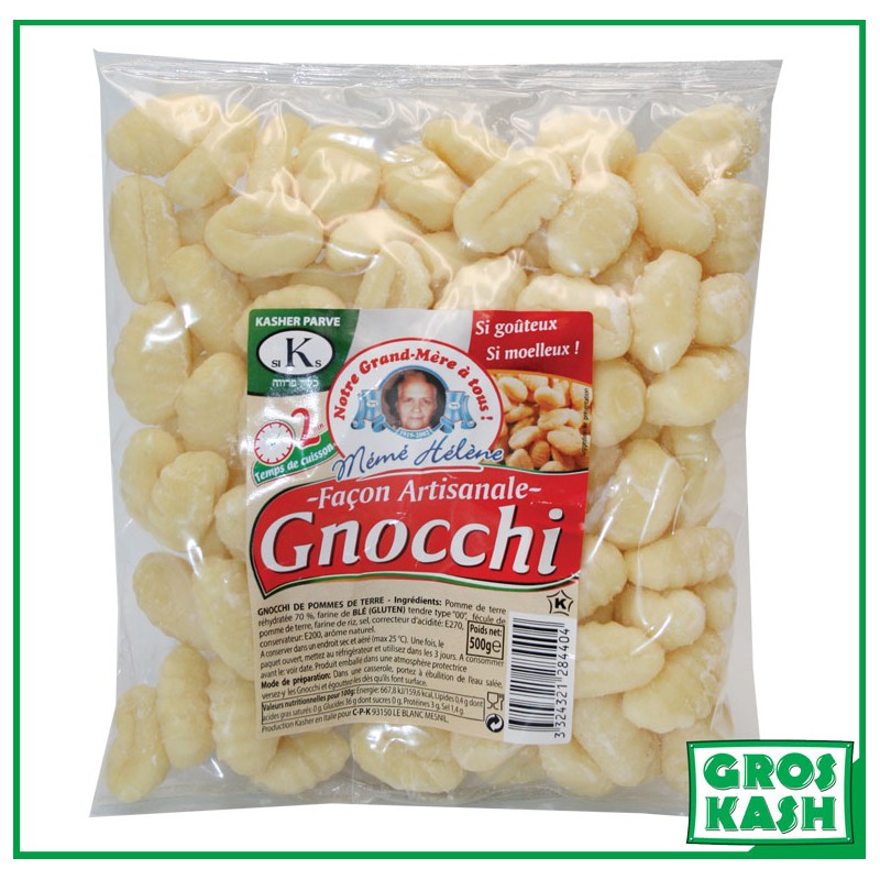 Gnocchi «Mémé Hélène» 500g-Ravioli et pâte fraiche cacher-GrosKash-