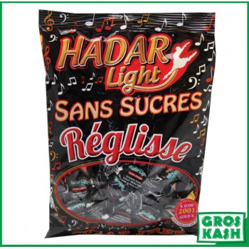 Tendre HADAR light sans sucre Reglisse 80gr kosher lepessah