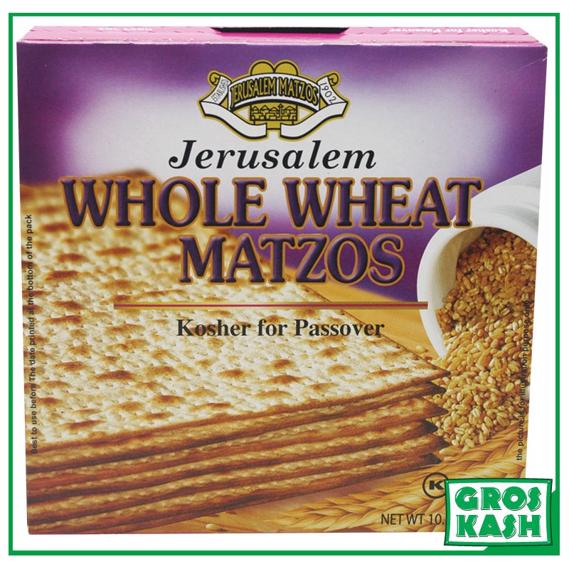 Matzot blé complet 300g JERUSALEM-Matzot -GrosKash-