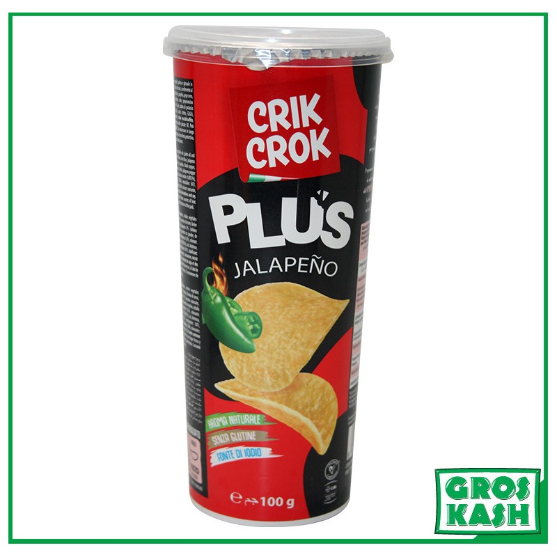Chips Plus JALAPEÑO Casher Lepessah "Crik Crok" 100g Ihoud-Apéritif & Snack cacher-GrosKash-