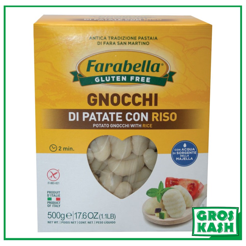 Gnocchi Gluten free 500g Kasher Lepessah-Épicerie cacher-GrosKash-