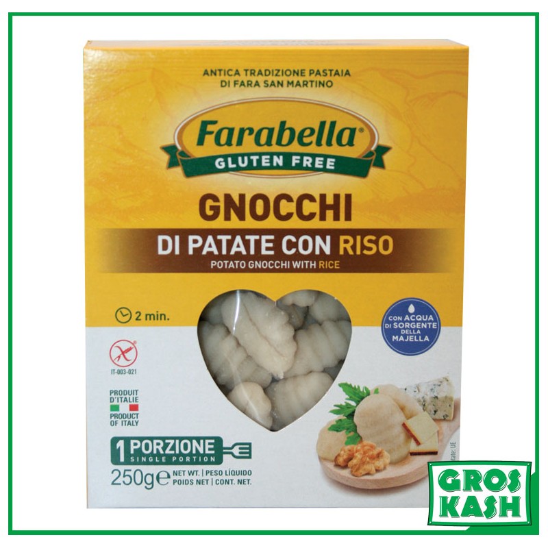 Gnocchi Gluten free 250g Kasher Lepessah-Épicerie cacher-GrosKash-