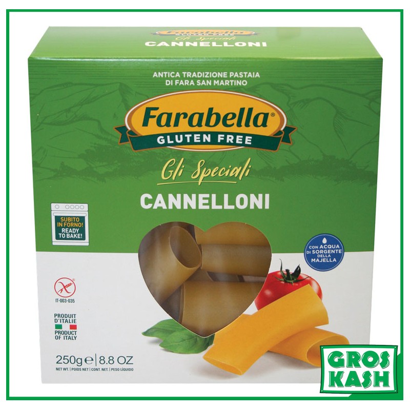 Cannelloni 250g Gluten Free Kasher Lepessah-Épicerie cacher-GrosKash-