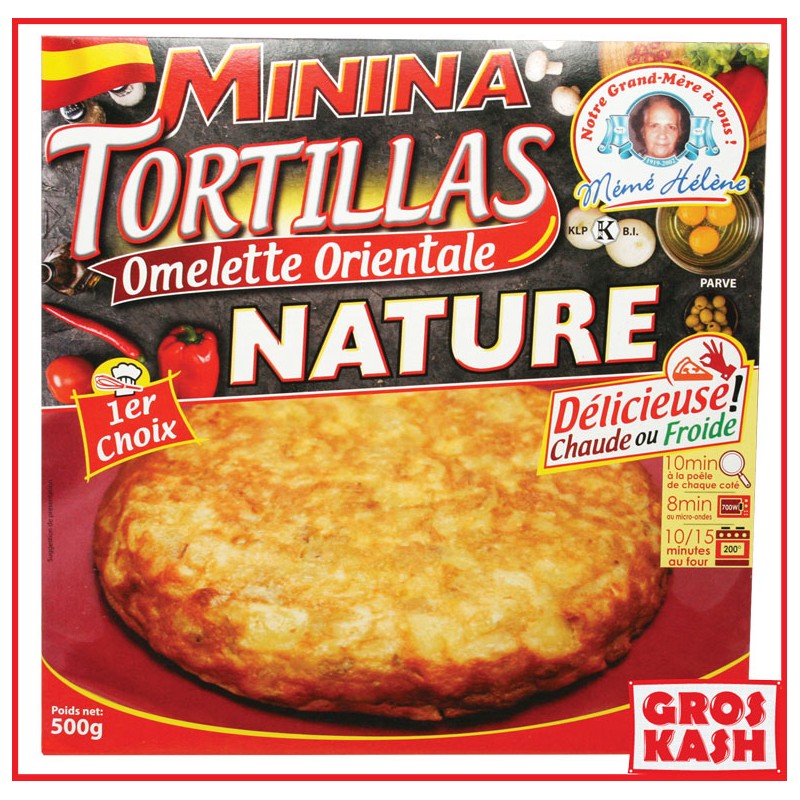 Minina Nature Surgelés 500g MÉMÉ HÉLÈNE kasher lepessah BADATZ BETH YOSSEF KAHER LAMEHADRINE-Pizza & apéritif cacher surgelé-GrosKash-