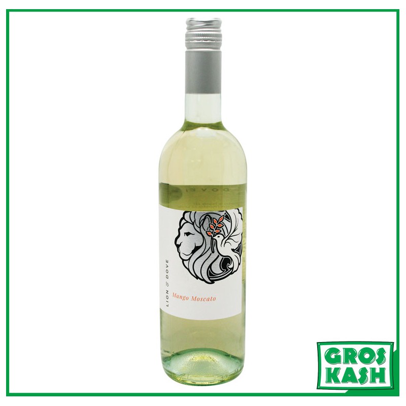 MOSCATO MANGUE «LION & DOVE» 750 ML CACHER lepessah-Vin & Jus de raisin cacher -GrosKash-