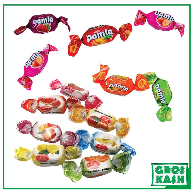 BONBON «MIX DAMLA OSCAR» 500g OFFRE SPÉCIALE FAMILY PACK MÉMÉ HÉLÈNE-Bonbons & Sucrerie cacher-GrosKash-