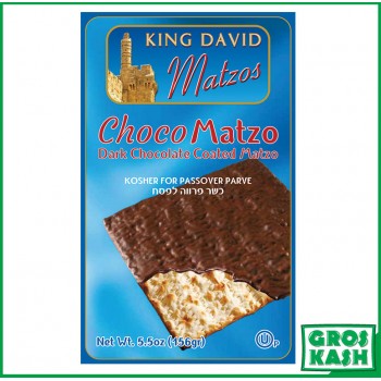 Matzots Chocolat noir King David 156g Casher lepessah Ihoud