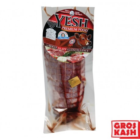 Rôti de Boeuf environ 1 Kg kasher lepessah BADATZ IHOUD Rôti Boeuf MAGNIFIQUE macreusE "Yesh" entre 800g - 1,050Kg Badatz Ihoud KLP Glatt Loubavitch-Surgelés cacher-GrosKash-