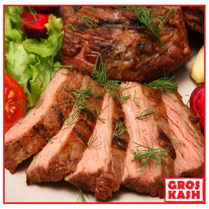 Rôti de Boeuf environ 1 Kg kasher lepessah BADATZ IHOUD Rôti Boeuf MAGNIFIQUE macreusE "Yesh" entre 800g - 1,050Kg Badatz Ihoud KLP Glatt Loubavitch-Surgelés cacher-GrosKash-