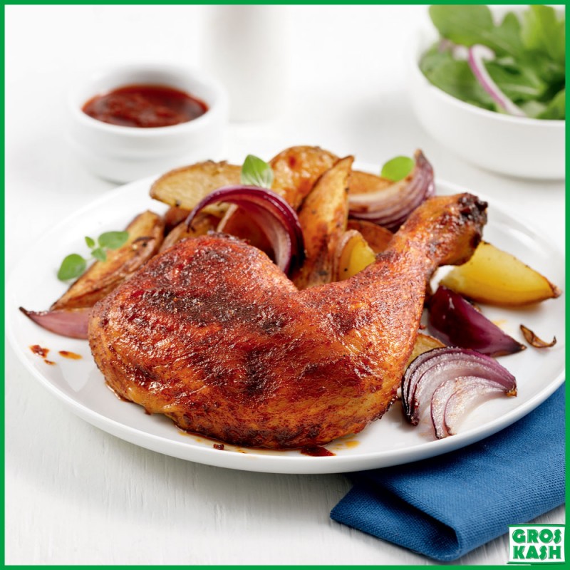 Cuisses de Poulet "Yesh" entre 1,1 Kg et 1,3 Kg IQF Casher Ihoud KLP-Volaille surgelée cacher -GrosKash-