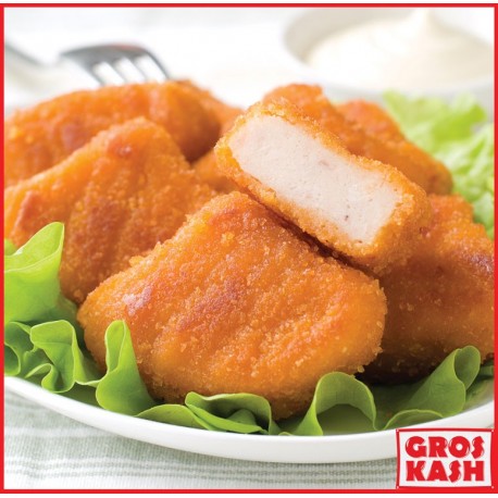 Nuggets de Poulet Panés 500gr IHOUD Nuggets de Poulet Panés "Yesh" 500g Casher-Volaille surgelée cacher -GrosKash-