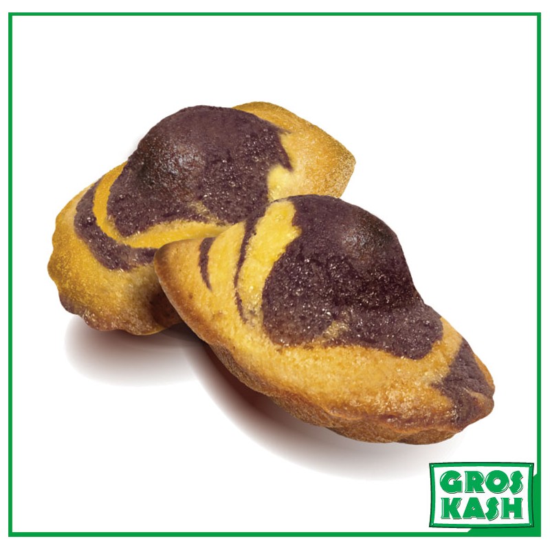 12 Madeleines Marbrées Chocolat Casher Parvé "Mémé Hélène" 300g Ihoud-Gâteaux et Biscuits cacher-GrosKash-